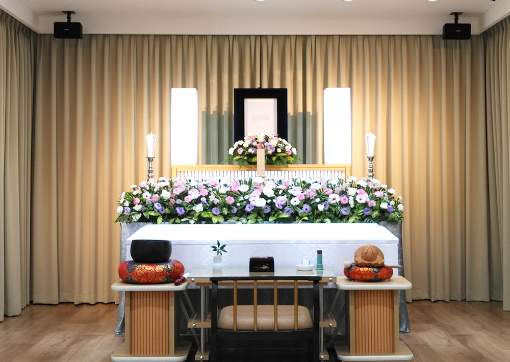 生花で送る家族葬プランA